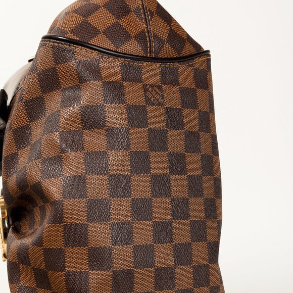 Louis Vuitton Brown Damier Ebene Sistina PM Double Handle Bag - Picture 5 of 14